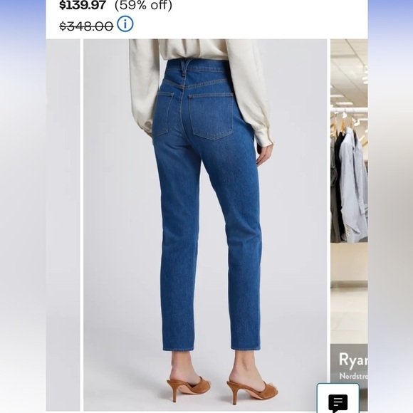 Veronica Beard Alenah Straight Leg Jeans- 26 - Picture 2 of 8